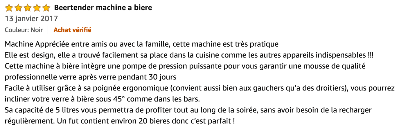 commentaire Seb Beertender